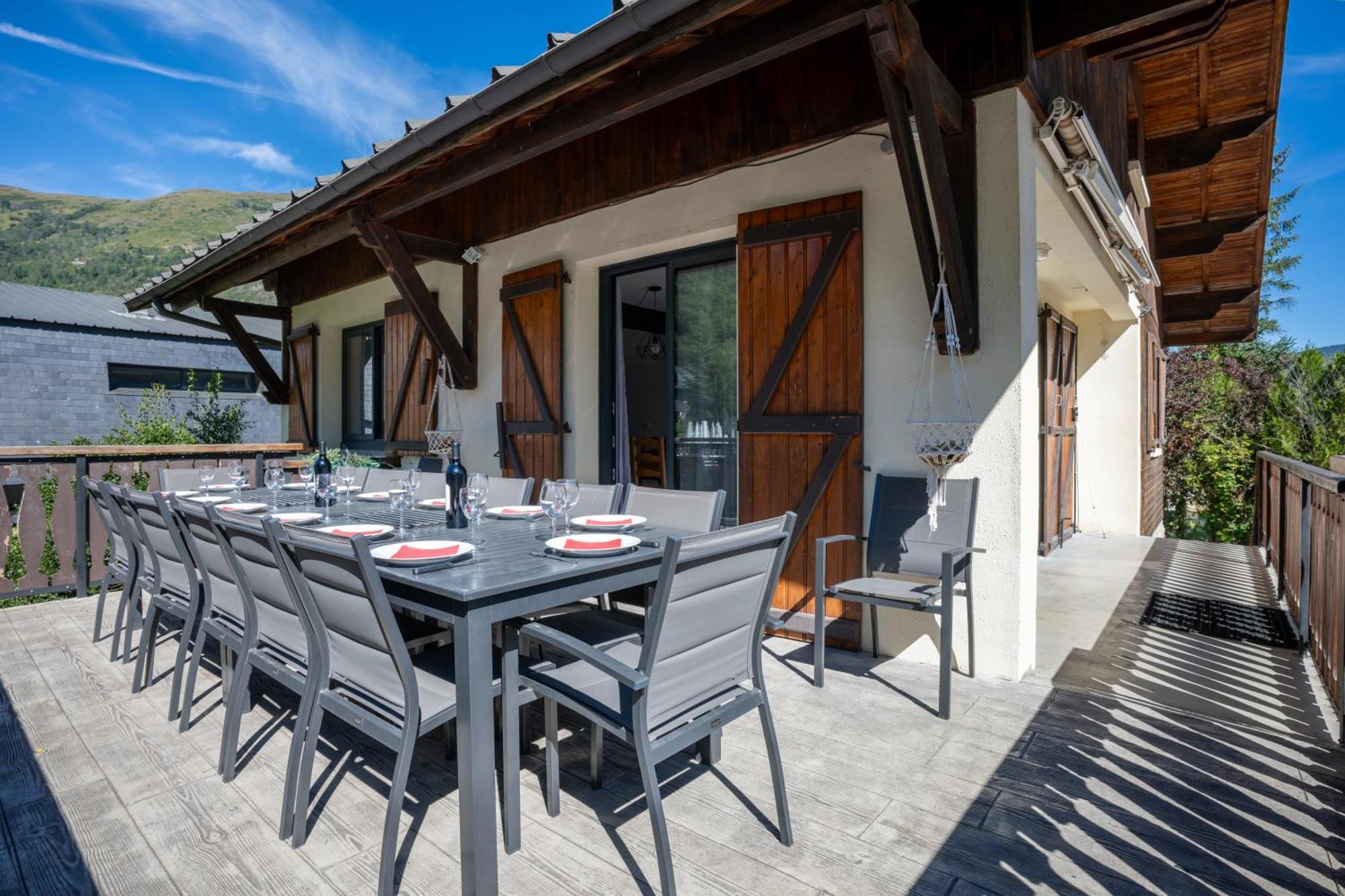 Grand Chalet St-Lary Centre 13 A 15 Pers Saint-Lary-Soulan Bagian luar foto